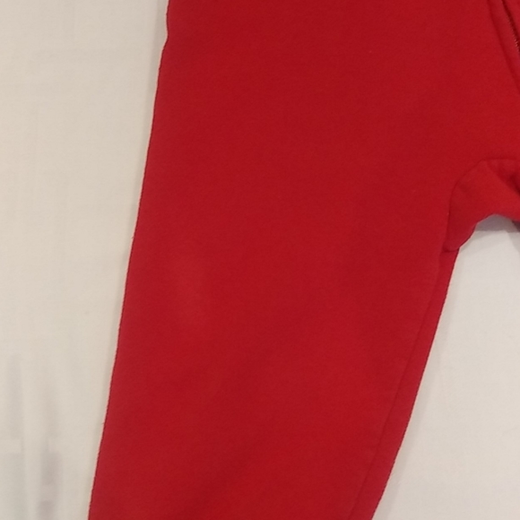 Red Oshkosh One Piece Sweat suit Romper Size 24 M - Picture 10 of 10